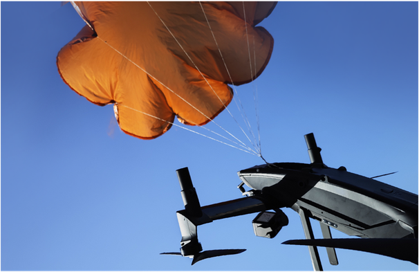 Built-in Smart Parachute  for Added Security